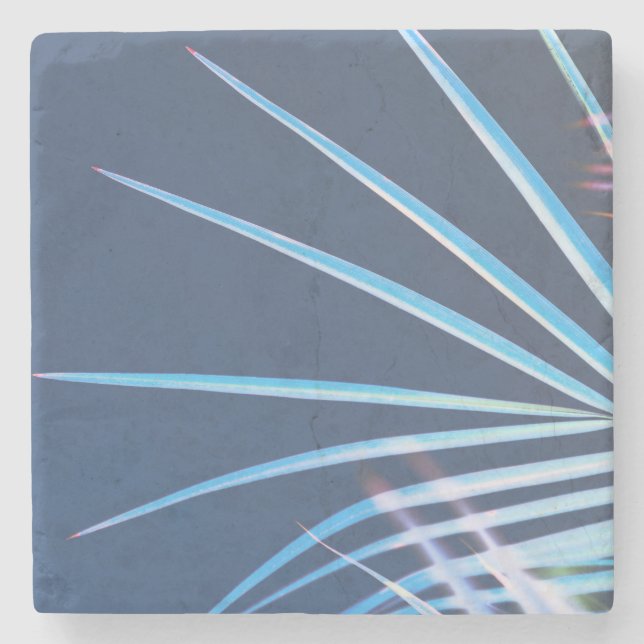 Porta-copo De Pedra Palm Tree deixa um esboço de minimalismo (Frente)