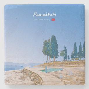 Porta-copo De Pedra Pamukkale, Turquia - Piscinas Termais