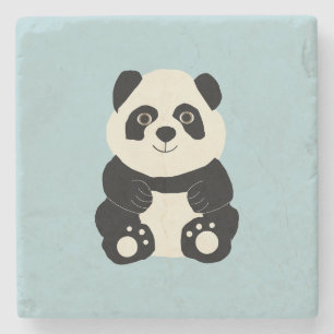 Porta-copo De Pedra Panda