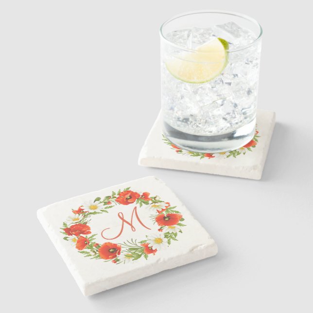 Porta-copo De Pedra Papagaios vermelhos Corados Amarelos Brancos Ruas  (Lateral)