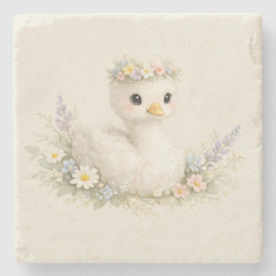 Porta-copo De Pedra Papelaria de Aquarela de Flor de Bebê Cisne Elegan