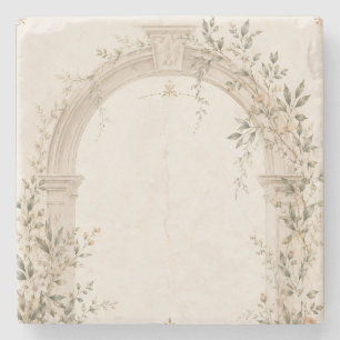Porta-copo De Pedra Papelaria de Casamento para Cerimônias Mediterrâne