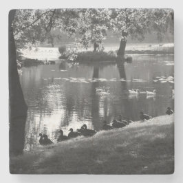 Porta-copo De Pedra Par Life