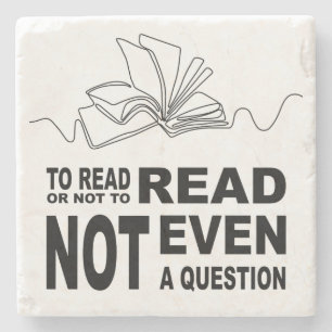 Porta-copo De Pedra Para ler ou não ler