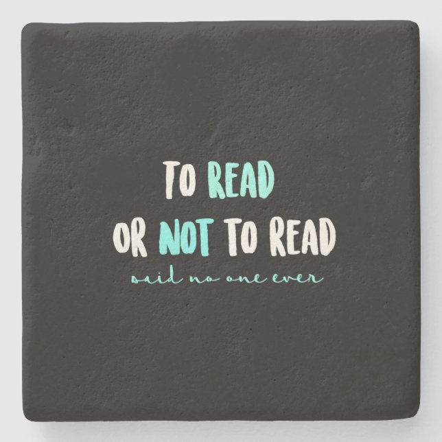 Porta-copo De Pedra Para ler ou não ler… (Frente)