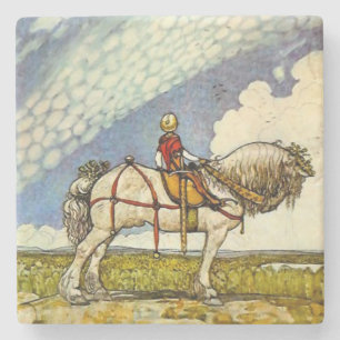 Porta-copo De Pedra “Para o vasto mundo” por John Bauer