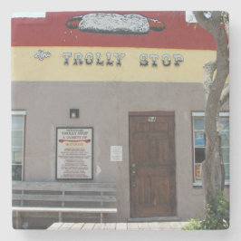 Porta-copo De Pedra Parada do trole