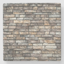 Porta-copo De Pedra Parede de Pedra da cinza