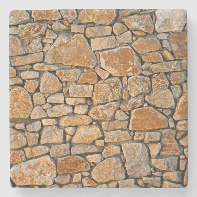 Porta-copo De Pedra Parede Pedra (Frente)