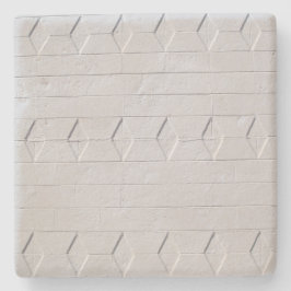 Porta-copo De Pedra Parede Texturizada Pintada Branca, porta copos Qua