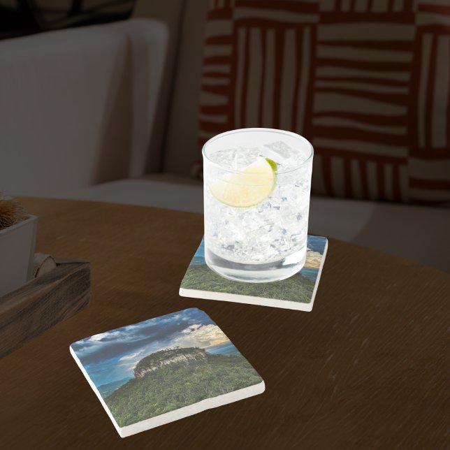 Porta-copo De Pedra Parque Estadual do Pilot Mountain NC (Criador carregado)