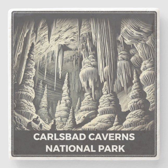 Porta-copo De Pedra Parque Nacional Carlsbad Caverns (Frente)