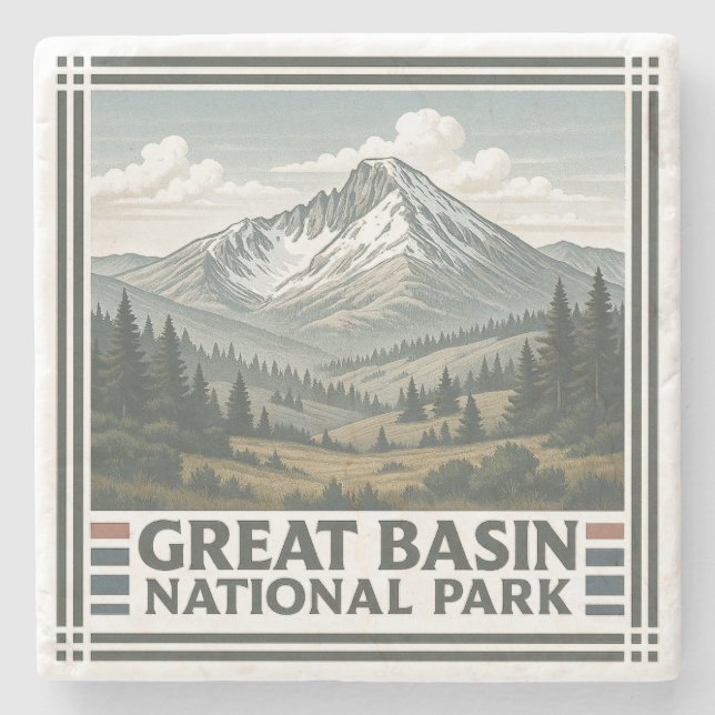 Porta-copo De Pedra Parque Nacional da Bacia do excelente (Frente)