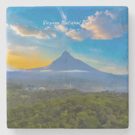 Porta-copo De Pedra Parque Nacional Virunga, RD Congo - Vulcão