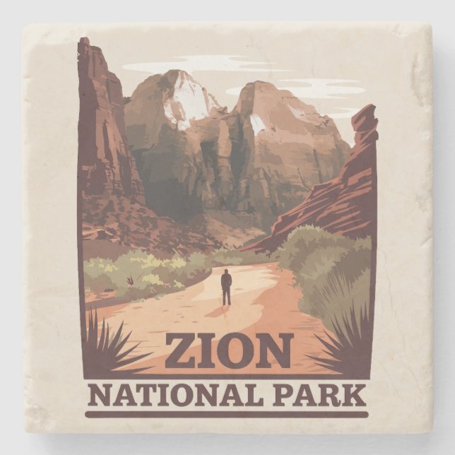 Porta-copo De Pedra Parque Nacional Zion (Frente)