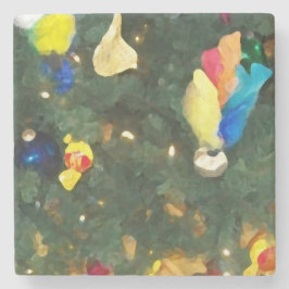 Porta-copo De Pedra Party _Merry christmas _coaster