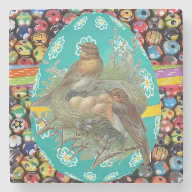 Porta-copo De Pedra Páscoa da Porta copos do Marble Stone (Frente)