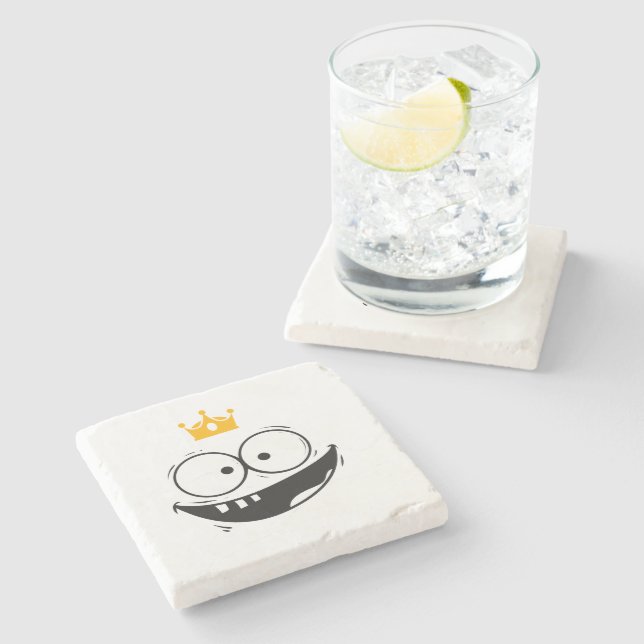 Porta-copo De Pedra Pastafari STEINUNTERSETZER (Lateral)