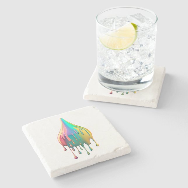 Porta-copo De Pedra Pastafari STEINUNTERSETZER (Lateral)