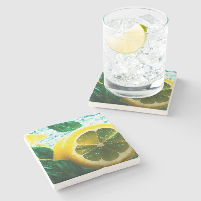 Porta-copo De Pedra Pastafari STEINUNTERSETZER (Lateral)