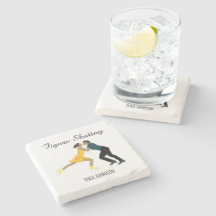 Porta-copo De Pedra Patinação de Figura