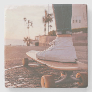 Porta-copo De Pedra patinagem na praia