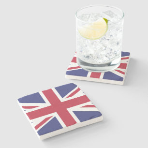 Porta-copo De Pedra Patriotic United Kingdom Flag
