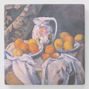 Porta-copo De Pedra Paul Cezanne - A Vida Estática com uma Cortina