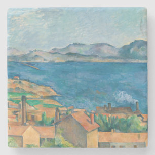 Porta-copo De Pedra Paul Cezanne - Baía de Marselha, Vista de Estaque