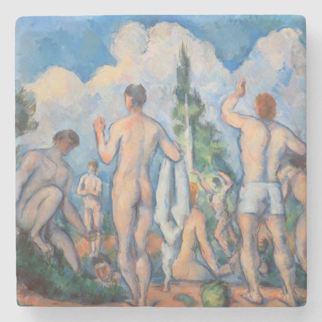 Porta-copo De Pedra Paul Cezanne - Bathers (Frente)