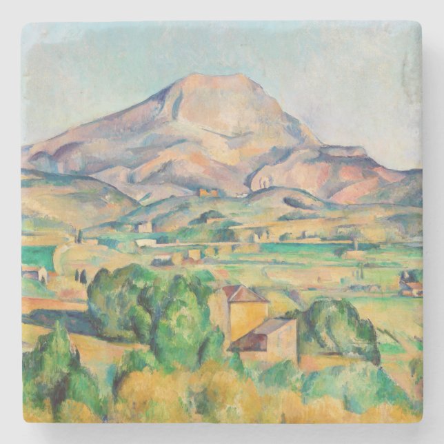Porta-copo De Pedra Paul Cezanne - Mont Sainte-Victoire (Frente)