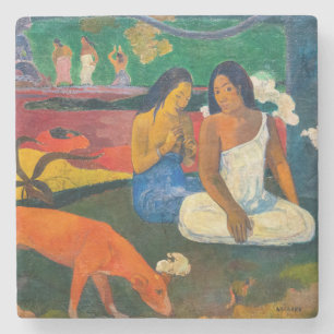 Porta-copo De Pedra Paul Gauguin - Arearea / O Cão Vermelho