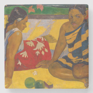 Porta-copo De Pedra Paul Gauguin - Mulheres taitianas / Parau Api