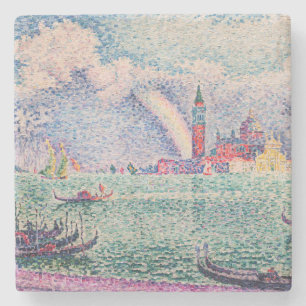 Porta-copo De Pedra Paul Signac - Arco-Íris, Veneza