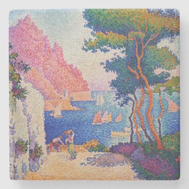 Porta-copo De Pedra Paul Signac - Capo di Noli (Frente)
