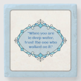 Porta-copo De Pedra Peace in Deep Waters