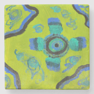 Porta-copo De Pedra Peacock