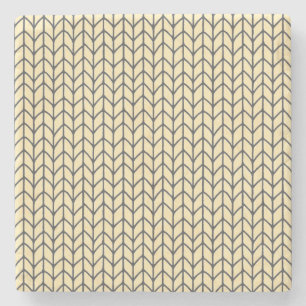 PORTA-COPO DE PEDRA PEDRA DE MÁRMORE PARA COPOS BLACK CREAM KNIT