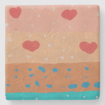Pedras de Coaster Sementes do Amor