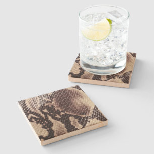 Porta-copo De Pedra Pele do Porta copos-Cobra do arenito