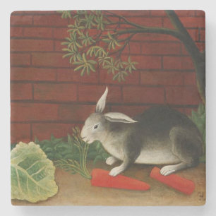 Porta-copo De Pedra Pequeno Coelho Cute (Animal Pet) (Henri Rousseau)