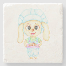 Porta-copo De Pedra Pequeno padeiro