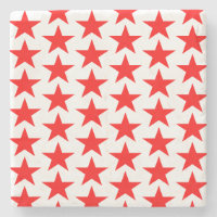 Pequeno Padrão de Estrelas Vermelhas