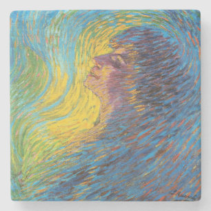 Porta-copo De Pedra Perfume (Retrato feminino) (por Luigi Russolo)
