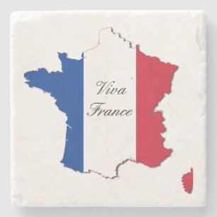 Porta-copo De Pedra Personalizar mapa da França