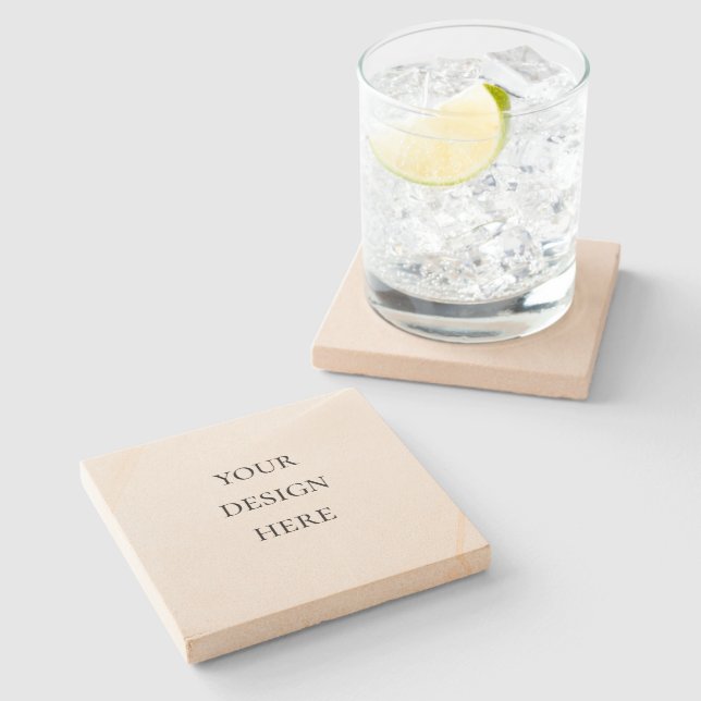 Porta-copo De Pedra Personalizar ou Customizar (Lateral)