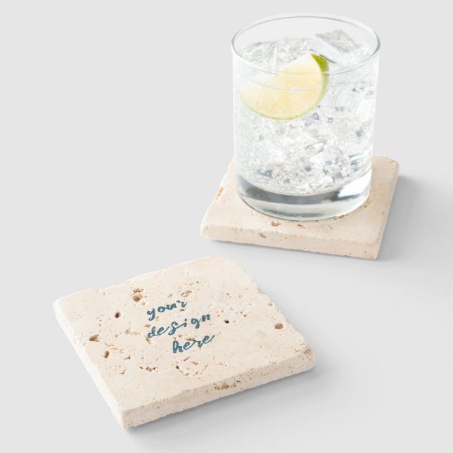 Porta-copo De Pedra Personalizar ou personalizar (Lateral)