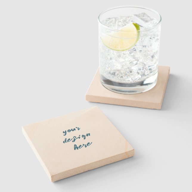 Porta-copo De Pedra Personalizar ou personalizar (Lateral)