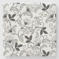 Personalizar Padrão Floral Preto