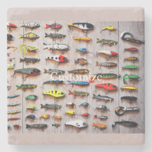 Porta-copo De Pedra Pesca Clássica Arrasta Thunder_Cove